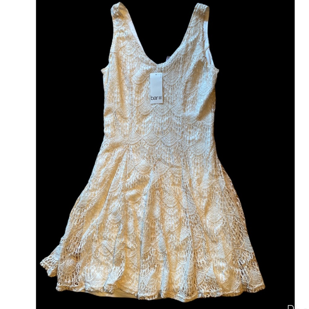 Bar 3 Key West Lace Dress size Small Cream